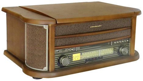 soundmaster NR560 USB-s lemezjátszó Tölgy 4. kép
