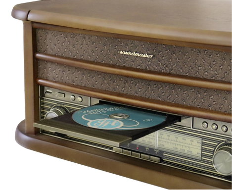 soundmaster NR560 USB-s lemezjátszó Tölgy 5. kép