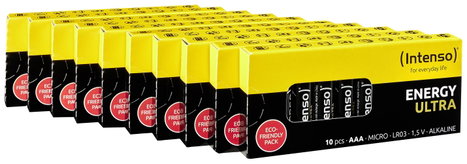 Intenso Mikroelem 7501511 Alkáli mangán 1250 mAh 1.5 V 100 db 2. kép