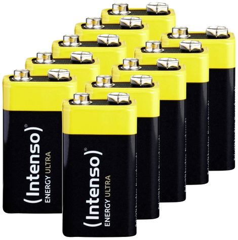 Intenso 7501451MP 9V-os elem Alkáli mangán 560 mAh 9 V 10 db