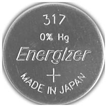 Energizer Gombelem 317 1.55 V 1 db 11.5 mAh Ezüstoxid E301537004