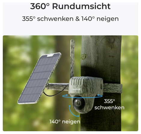 Reolink Go Series G450 with Solar Panel 2+Smart Tech L SIM-Karte GSM IP Megfigyelő kamera készlet 38 3. kép