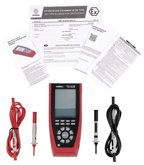 Metrix MTX 3297Ex Kézi multiméter digitális EX védelem CAT III 1000 V, CAT IV 600 V Kijelző (digitek 2. kép