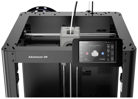 Flashforge Adventurer 5M 3D nyomtató Fűthető nyomtatóágy, Nyomtatószállal, Rugalmas fém ágy 7. kép