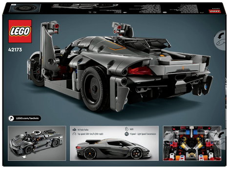 LEGO® TECHNIC 42173 Koenigsegg Jesko Absolut szuper sportautó 3. kép