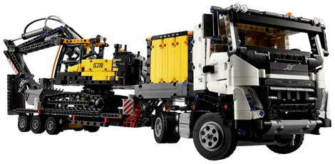 LEGO® TECHNIC 42175 Volvo FMX teherautó EC230 elektromos lánctalpas kotrógéppel 2. kép