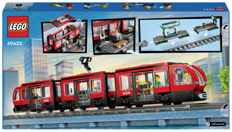 LEGO® CITY 60423 Villamos megállóval 3. kép