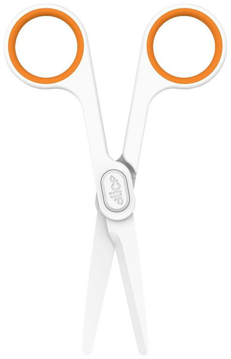 Slice 10544 Univerzális olló Balkezes, Jobbkezes 141 mm Fehér, Narancs