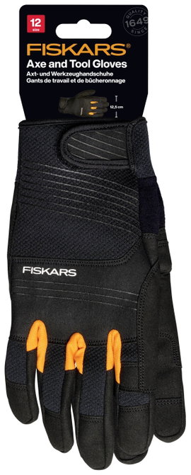 Fiskars 1071151 12-es méretű fejsze és szerszámkesztyű 1 pár