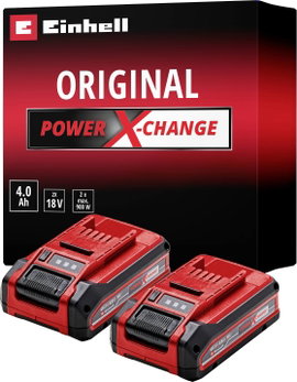 Einhell 18V 4Ah PXC Plus Twinpack 4511629 Tartalék akkumulátor 4 Ah Lítiumion