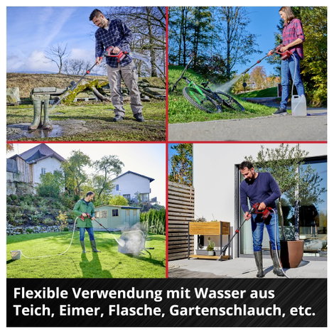 Einhell HYPRESSO 18/24-1 Power X-Change Akkus magasnyomású tisztító 24 bar Hideg víz 9. kép