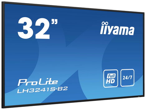 Iiyama ProLite LH3241S-B2 Digital Signage kijelző EEK: G (A - G) 80 cm (31.5 coll) 1920 x 1080 Pixel 4. kép