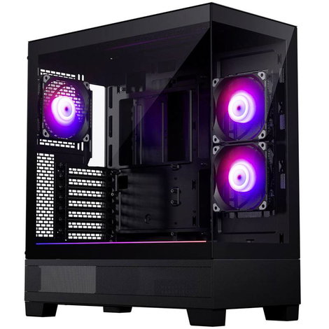 Phanteks Phanteks XT View Tempered Glass Windows, D-RGB - schwarz Midi torony Gaming doboz, Ház, Szá