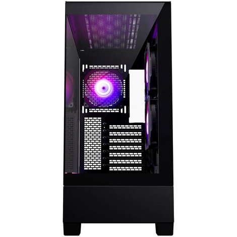 Phanteks Phanteks XT View Tempered Glass Windows, D-RGB - schwarz Midi torony Gaming doboz, Ház, Szá 4. kép