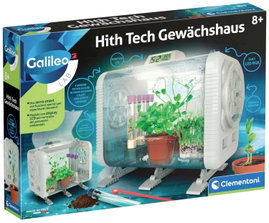 Clementoni 59406 Galileo High Tech Gewächshaus Kísérletező doboz 8 éves kortól