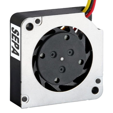 SEPA HY20A05FSE37AP0 Radiális ventilátor 5 V/DC 0.15 m³/óra (H x Sz x Ma) 20 x 20 x 7 mm