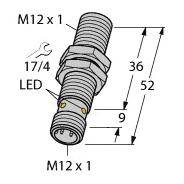 Turck Induktív érzékelő Síkba építhető PNP, váltó BI4-M12-VP6X-H1141 2. kép