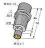 Turck Induktív érzékelő Síkba építhető PNP, váltó BI15-M30-VP6X-H1141 bélyegkép