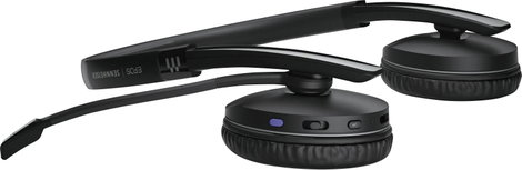 EPOS Telefon On Ear headset Bluetooth® Stereo Fekete Noise Cancelling Hangerő szabályozás, Mikrofon  4. kép