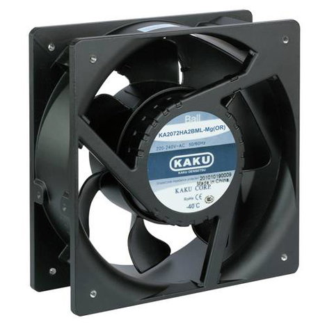 Kaku KA2072HA2BML-Mg(OR) Axiális ventilátor 230 V/DC 1670 m³/óra (H x Sz x Ma) 208 x 208 x 72 mm