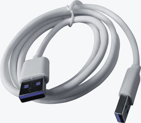 Aukey CB-H5 4 port USB 3.2 -USB 2.0 kombinált hub Szürke-fehér 2. kép