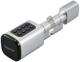 Sygonix SY-6121660 Biztonsági henger 3 V/DC Bluetoothra alkalmas, Megvilágított billentyűzettel