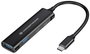 Conceptronic HUBBIES12B 4 port USB-C® (USB 3.1) Multiport hub Fekete 2. bélyegkép