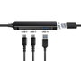 Conceptronic HUBBIES12B 4 port USB-C® (USB 3.1) Multiport hub Fekete 8. bélyegkép