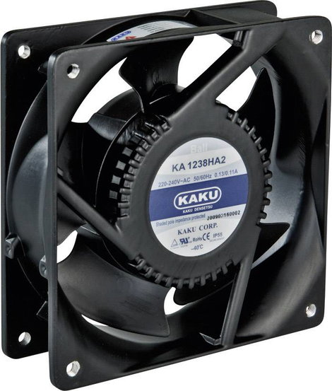Nagyteljesítményű axiális ventilátor 230 V/AC 178 m³/h 120 x 120 x 38 mm SEPA KA1238XA2BMT