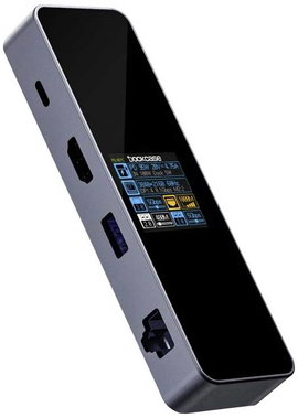 Dockcase USB-C® dokkoló állomás DBP61L Alkalmas (márka): univerzálny beépített kijelző, Töltési funk