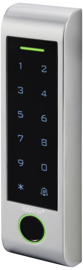 Sygonix SY-6121662 Ujjlenyomat/RFID beléptető rendszer Felületi szerelés 12 V/DC, 18 V/DC IP66 Megvi