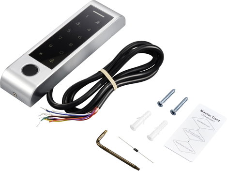 Sygonix SY-6121662 Ujjlenyomat/RFID beléptető rendszer Felületi szerelés 12 V/DC, 18 V/DC IP66 Megvi 4. kép