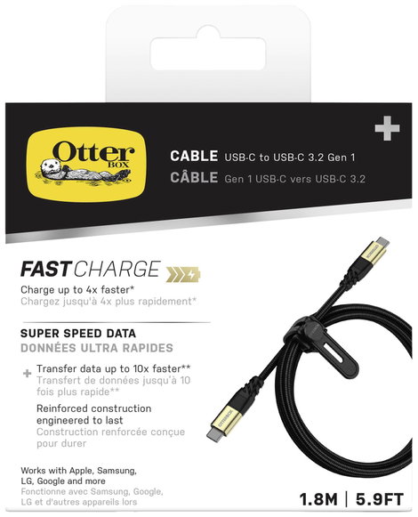 Otterbox Cell phone Kábel [1x USB-C® - 1x USB-C®] 1.80 m USB-C® Gyorstöltő funkcióval 4. kép