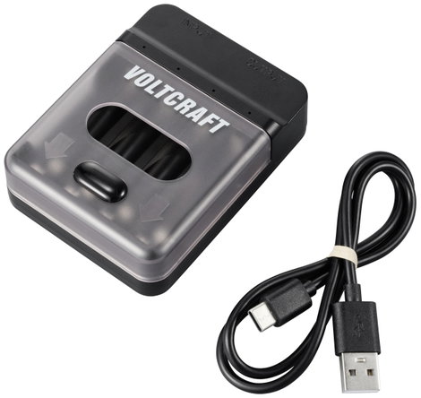 VOLTCRAFT VC-BC4-PB1 Hengeres akku töltő NiMH Ceruza (AA), Mikro (AAA) 5. kép