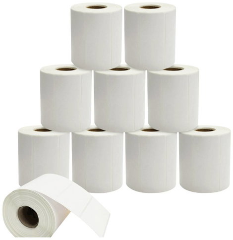 Renkforce Etikett tekercs 75 x 30 mm Termodirekt papír Fehér 800 db Erősen tapadó RF-5998014 Többfun 3. kép