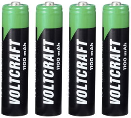 VOLTCRAFT HR03 Mikroakku NiMH 1100 mAh 1.2 V 4 db
