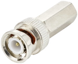 TRU COMPONENTS TC-9920712 BNC csatlakozó Dugó, egyenes 75 Ω 1 db
