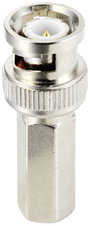 TRU COMPONENTS TC-9920712 BNC csatlakozó Dugó, egyenes 75 Ω 1 db 3. bélyegkép