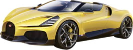 Bburago Bugatti W16 Mistral 1:18 Autómodell
