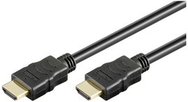 Goobay HDMI TV, Monitor Összekötőkábel [1x HDMI dugó - 1x HDMI dugó] 10 m Fekete