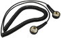 TRU COMPONENTS TC-12356296 ESD földelő kábel Fekete 2.40 m Nyomógomb, 10 mm, Nyomógomb, 10 mm Nyomóg 2. bélyegkép