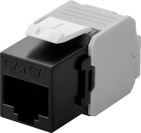 Goobay Keystone Modul RJ45 CAT 6A, UTP ISDN adapter