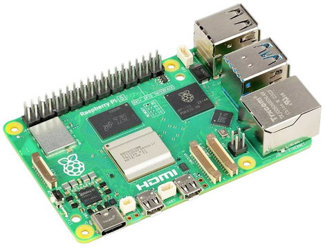 TRU COMPONENTS Pure Set Raspberry Pi® 5 B 2 GB 4 x 2.4 GHz Tápegységgel, Házzal 6. kép