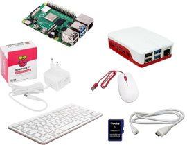 Raspberry Pi® Desktop Kit Raspberry Pi® 5 B 2 GB 4 x 2.4 GHz Billentyűzettel, Egérrel, Noobs OS-sel,