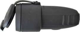 N & L 17031 Védőérintkezős alj Gumi 230 V Fekete IP44