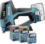 Novus Tools J-550 031-0373 Akkus tűzőgép Kapocs típus 37-es típus, 53-as típus Kapocs hosszúság 6 - bélyegkép