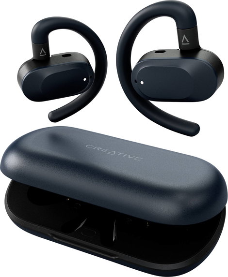 Creative Outlier GO TWS On Ear headset Bluetooth® Stereo Fekete Izzadásálló, Vízálló, Elemtöltés kij