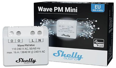 Shelly Wave PM Mini Mérőmodul Z-Wave