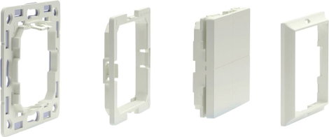 Shelly BLU Wall Switch 4 Adapter Legrand & Shelly Adapter