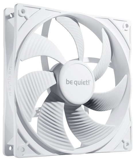 BeQuiet PURE WINGS 3 White 140mm PWM Számítógépház ventilátor Fehér (Sz x Ma x Mé) 140 x 25 x 140 mm 2. kép